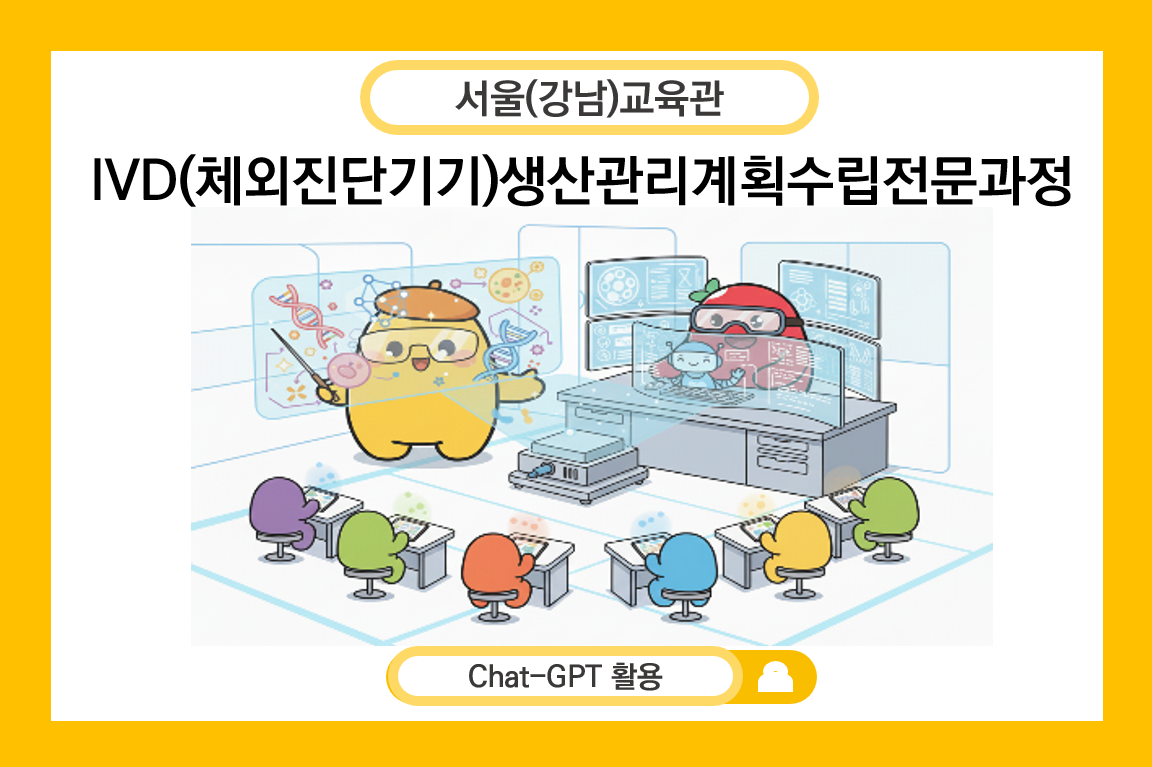 IVD(체외진단기기)생산관리계획수립전문과정