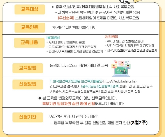 사회복무요원 진로탐색교육
