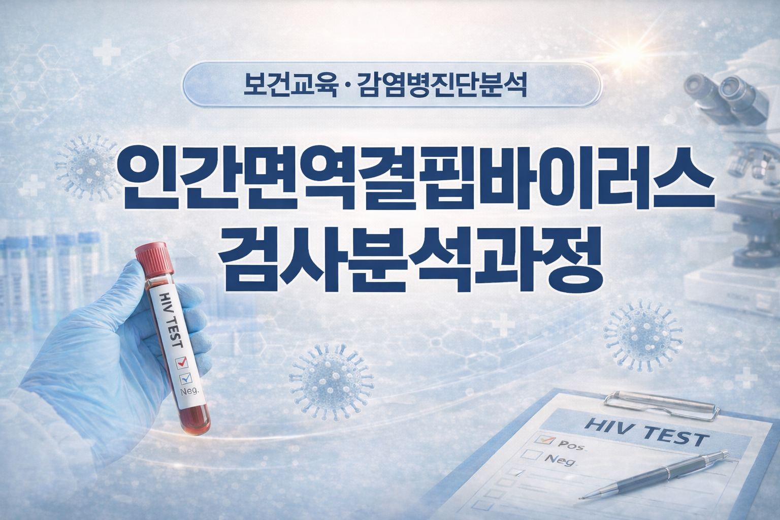 인간면역결핍바이러스검사분석과정