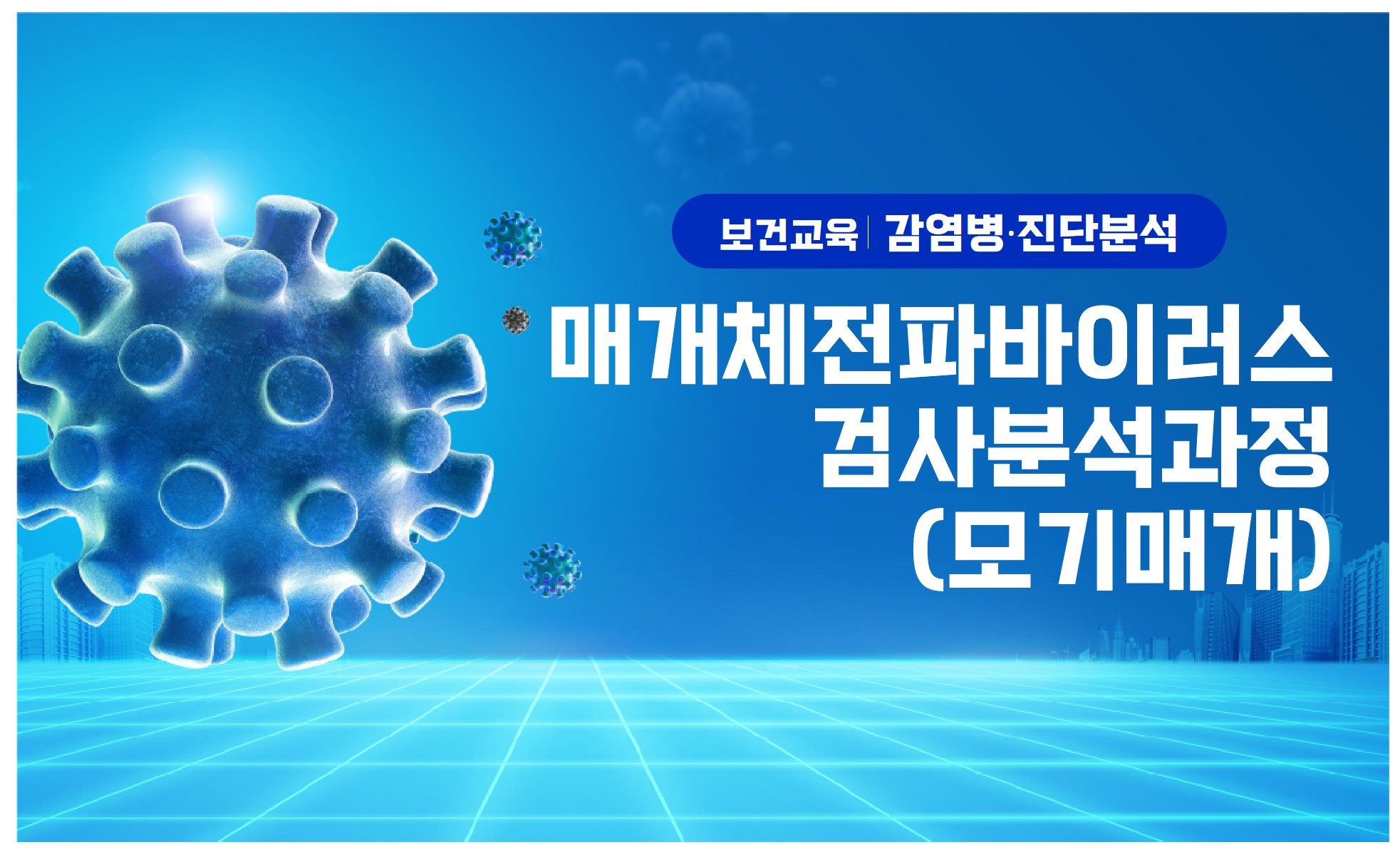 매개체전파바이러스검사분석과정(모기매개) 썸네일